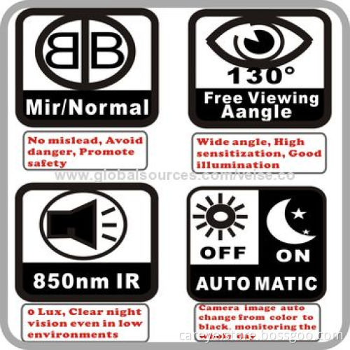 CCD Backup Rear-view Camera with Audio Function